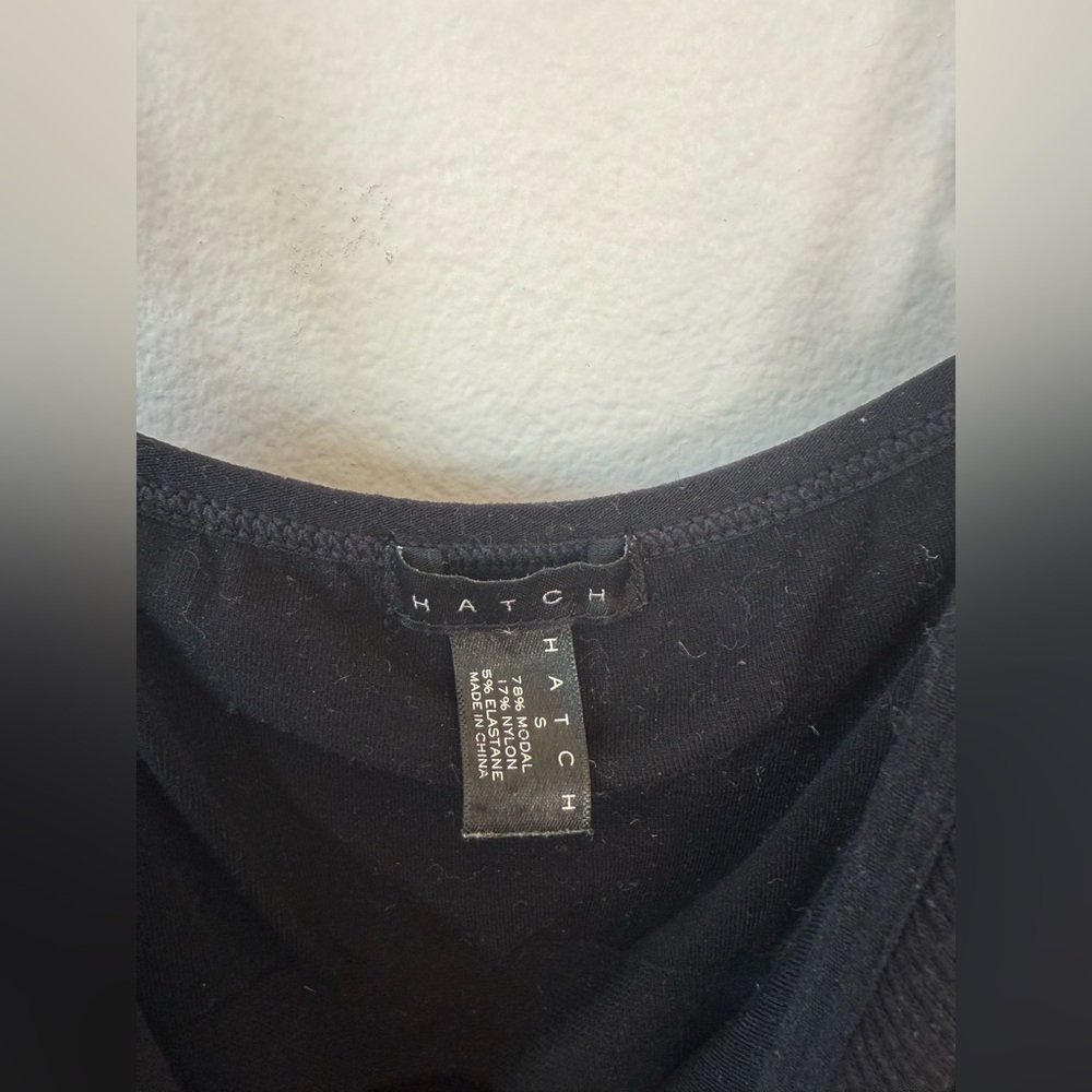 Hatch Maternity The Body Rib Unitard - Black - Small - Picture 3 of 3